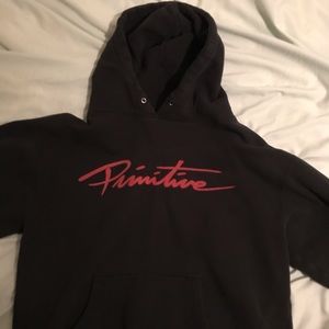 Black Primitive Pullover hoodie